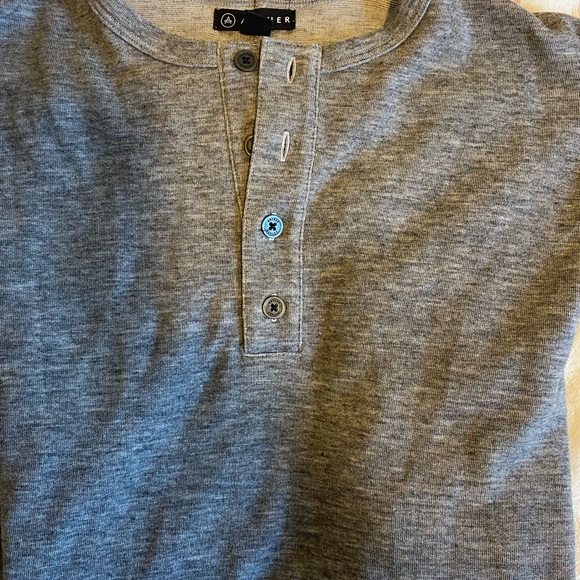 Aether Gray Henley - Picture 2 of 7
